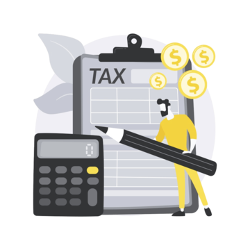 pngtree fill out your tax return abstract concept vector illustration png image 6054341